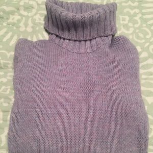 J. Crew cashmere turtleneck in bluestone multi